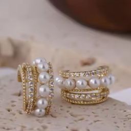 SUBHAGALANKAR Circular Hoop Earrings-43