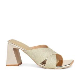 Inc.5 Women's Gold Cross Strap Sandals-image-19