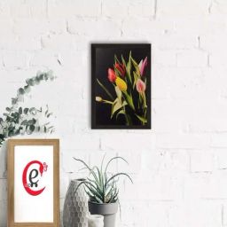 eCraftIndia Floral Satin Matt Texture UV Art Painting-32