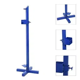 SEL Blue Foot Operated Hand Sanitiser Stand Alloy Steel For Homes, Offices, Showrooms-38