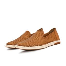 Big Boon Men Slip-On Orthotic Friendly Loafers with Laser Cuts-image-92
