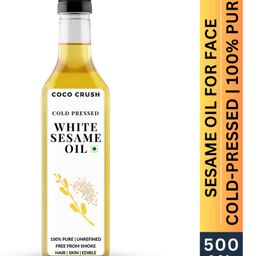 Coco Crush Cold Pressed Pure & Natural Sesame Oil - 500 ml-image-37