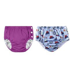 Chinmay Kids Reusable Swim Diaper Pants Pack of 2 - Multicolor-picture-29