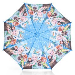 john's umbrellas John's Umbrella  Disney Frozen Print Straight Umbrella with J Curve Handle - Multicolor image 2