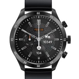 Hammer Active Round Shape Smartwatch With Bluetooth Calling- Black image 3