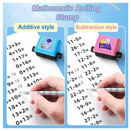 VGRASSP Addition and Subtraction Maths Exercise Sum and Subtract Assignment Roller Stamp Educational Toy for Kids - Excellent Educational Aid to Accelerate Learning Time Saver image 4