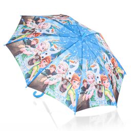 john's umbrellas John's Umbrella  Disney Frozen Print Straight Umbrella with J Curve Handle - Multicolor image 5
