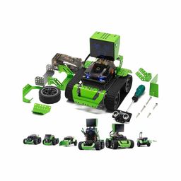 Robobloq Qoopers 6 in 1 Programming Robot Building Kit with Remote Control, LED Matrix, Ultrasonic Sensor etc. for Scratch Arduino Python Learning, Coding Toy for Kids - RS5020Robobloq Qoopers 6 in 1 Programming Robot Building Kit with Remote Control, LED Matrix, Ultrasonic Sensor etc. for Scratch Arduino Python Learning, Coding Toy for Kids - RS5020 image 2
