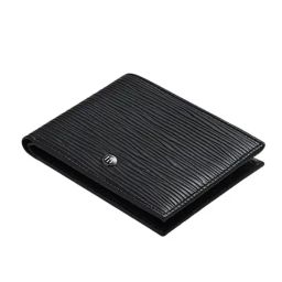 Halden Black Textured Small Leather Bi-Fold Wallet for Men-17
