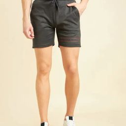 Sweet Dreams Charcoal Regular Fit Shorts-image-3