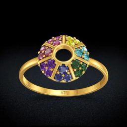 Joyalukkas Gold 22K Iris Casual Rings for Women-image-45