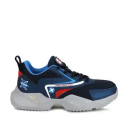 Campus Kids NINZA JR Blue & Red Training Shoes-image-20