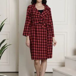 Secret Wish Red Check Robe-picture-20