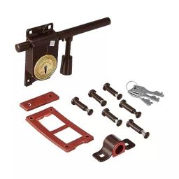 Harrison Rod Lock Dead Sliding Brass PC Finish 200 mm, 0085-image-39