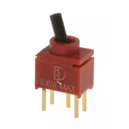 RS PRO Toggle Switch PCB Mount On-(On) SPDT Through Hole Terminal, 7347246P-81
