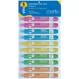 Youva Perfumed Gum 18 ml Each For Paper Craft and Project Work, 35168, (Pack of 10)-picture-25