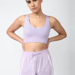 Reebok Lilac Padded Sports Bra-image-48