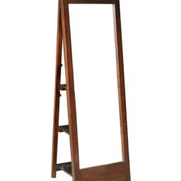 Fabindia Brown Mango Wood Floor Mirror-18