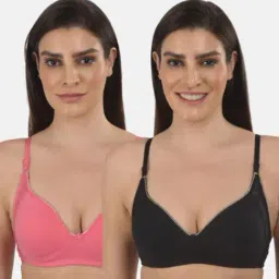 mod & shy Multicolor Non Padded Bra (Pack of  2)-picture-10