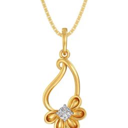 Joyalukkas 18k Gold & Diamond Pendant with Chain for Women-image-46