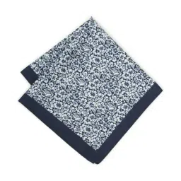 Van Heusen Navy Floral Pocket Square-image-31
