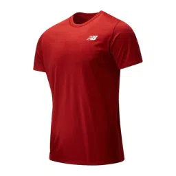 New Balance Red Regular Fit Sports T-Shirt-image-0