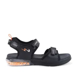 Campus Men's Black Floater Sandals-image-33