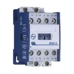 L&T MNX9 Power Contactor 3 Pole 9 A 220 V AC 1 NC, CS94107KOOO-21