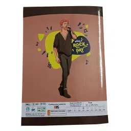 AAGAM 224 Pages Multi Color Exercise Book/Note Book Size A4, (Pack of 10) image 2