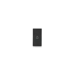 Philips 10 A 1 Module Bell Push Switch Smart+ Black, 913713639101-39