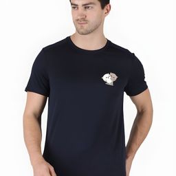 SZN Men Printed Monochrome Pockets T-shirt-picture-36