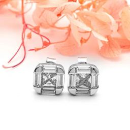 Silberry 92.5 Sterling Silver Harmonic Stud Earring for Women-image-21
