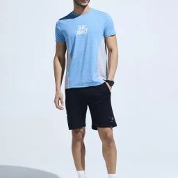 Domin8 Steel Blue Regular Fit T-Shirt-picture-3