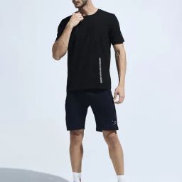 Domin8 Black Regular Fit T-Shirt-image-80
