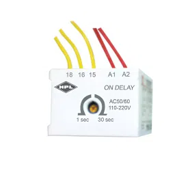 HPL Electronic Timer Unit Off-Delay 18 to 150 AF 24 to 48 VAC for IR, 3P & 4P Power Contactors, IUT-1N-30