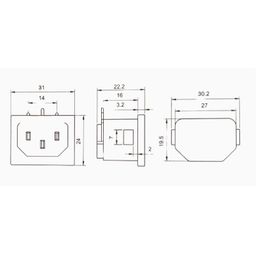 AC POWER SOCKET-AC-16 image 2