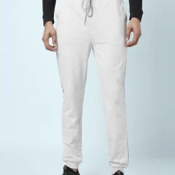 Ajile by Pantaloons Grey Melange Slim Fit Self Pattern Joggers-39