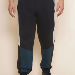 John Pride Black Regular Fit Plus Size Joggers-image-17