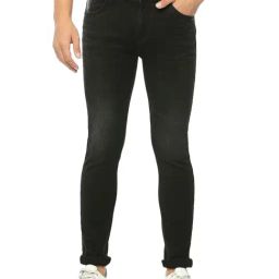 Lawman Pg3 Charcoal Black Skinny Fit Jeans-image-30