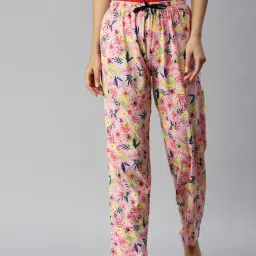 Kryptic Pink Printed Pyjamas-image-68
