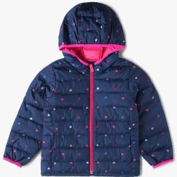 GAP Girls Blue Printed Jacket-image-41
