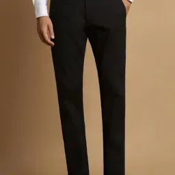 Allen Solly Black Slim Fit Trousers-image-60