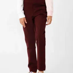 Kate & Oscar Kids Wine Regular Fit Trousers-image-99