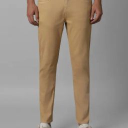 Louis Philippe Jeans Khaki Cotton Regular Fit Jeans-picture-19