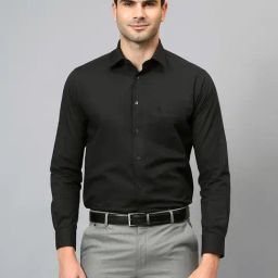 Cantabil Black Regular Fit Shirt-image-78