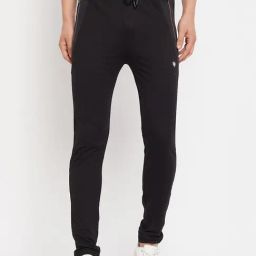 Duke Black Relaxed Fit Trackpants-picture-21