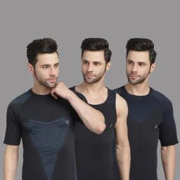 Vimal Jonney Multicolor Regular Fit Printed Sports T-Shirt - Pack of 3-image-46