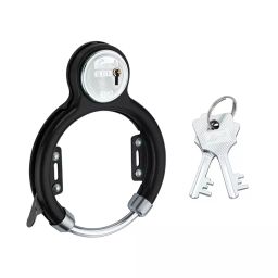 Link Sleek Alloy Steel Black Frame Lock for Bicycle-image-24