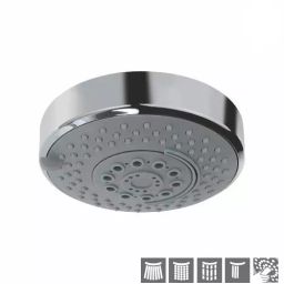 Jaquar 120 mm Round Brass Silver Wall Mount Overhead Rain Shower OHS-CHR-1779-image-93