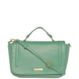 Caprese Green Solid Large Satchel Handbag-picture-41